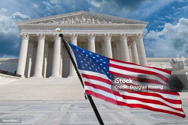 Supreme Court Federal Court Stock Photo - Download Image Now - American Culture, Anti-vaccination, Architectural Column