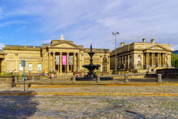 walker art gallery und county sessions house, liverpool - museum of liverpool stock-fotos und bilder