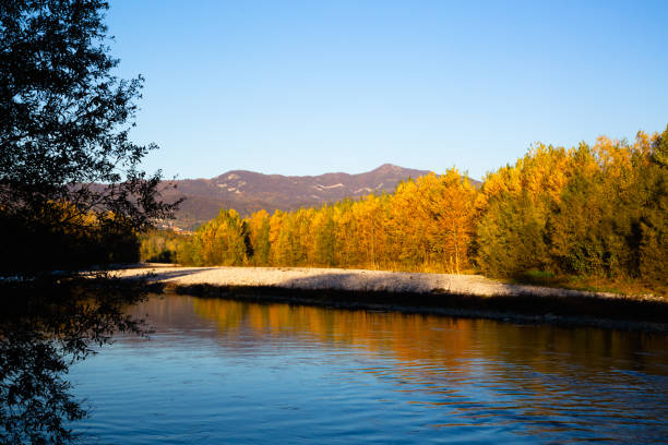 istock Autumn on Brembo river-Lombardy-Italy 1444993600