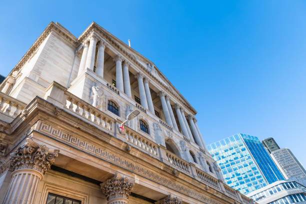 런던시의 영국 은행, 영국 또는 영국 중앙 은행 통화 당국의 총재 및 회사에 대한보기를 찾고 있습니다. - bank of england 뉴스 사진 이미지