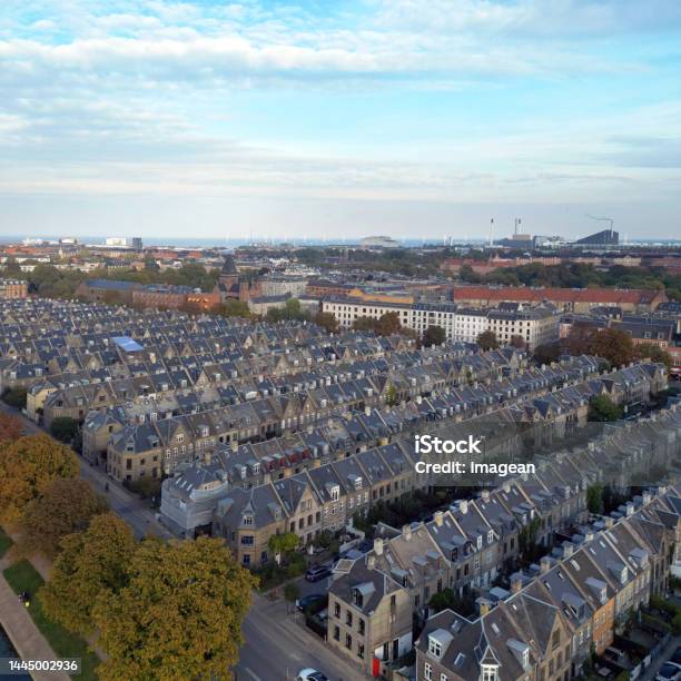 Copenhagen Stock Photo - Download Image Now - Aerial View, Architecture, Brick