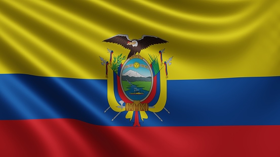 Ecuador flag football soccer ball