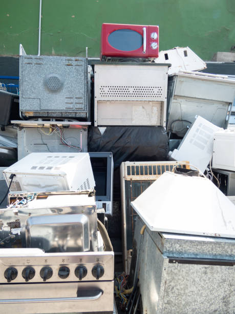 istock Appliances in a reception center for recycling 1445020201