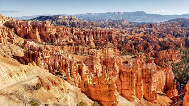 parco nazionale del bryce canyon nello utah - hiking mountain dirt scenics foto e immagini stock