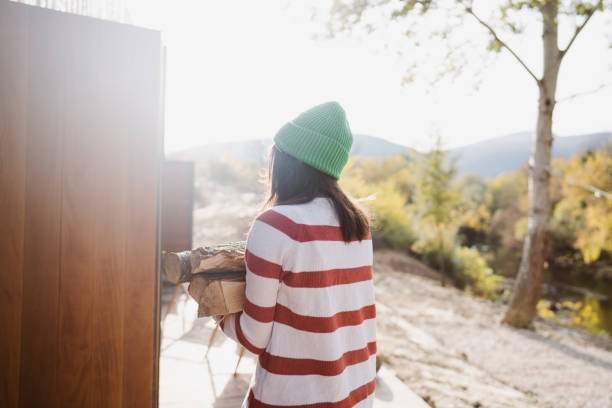 istock Collecting wood for the fireplace 1445026234