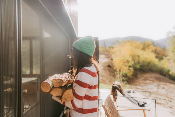 istock Collecting wood for the fireplace 1445026266