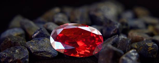 istock ruby Is red gem Beautiful by nature For making expensive jewelry 1445032518