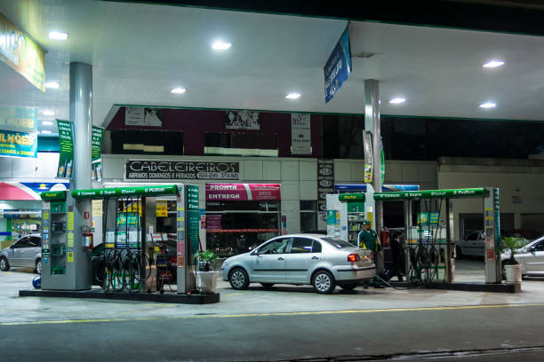 Petrobras Distribuidora gas station stock photo