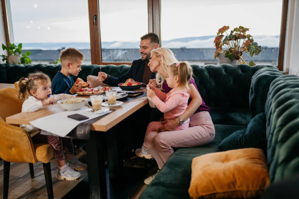 istock Family moments in a restaurant 1445040417