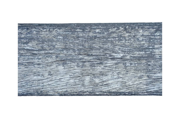 istock Old Grunge Wooden Sign Isolated on White Background. 1445059849