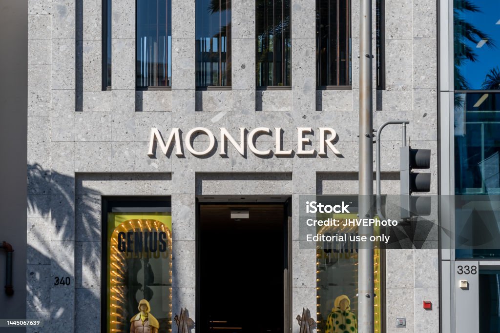 A Moncler Store In Beverly Hills Ca Usa Stock Photo - Download Image ...