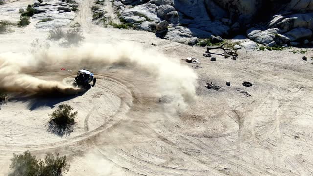 ATV Burns Out in the Desert 3