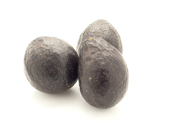 istock Avocados whole isolated on white background 1445078551