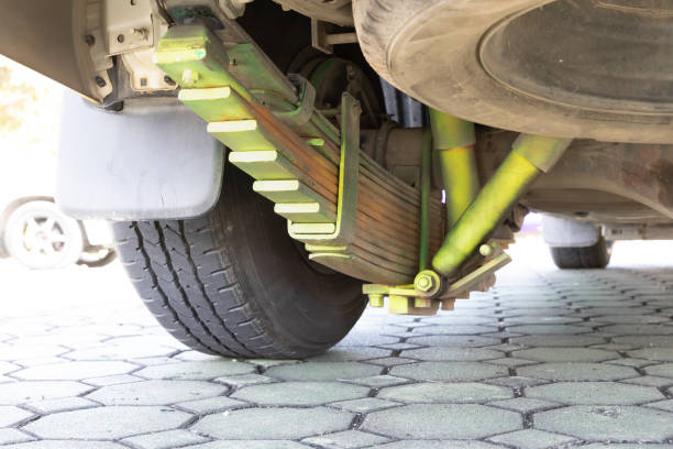 istock Add Leaf Spring to Increase Load Capacity in Pickup Truck 1445089375