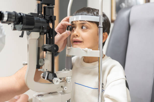 istock Child Being Examined At The Ophthalmologist 1445089461