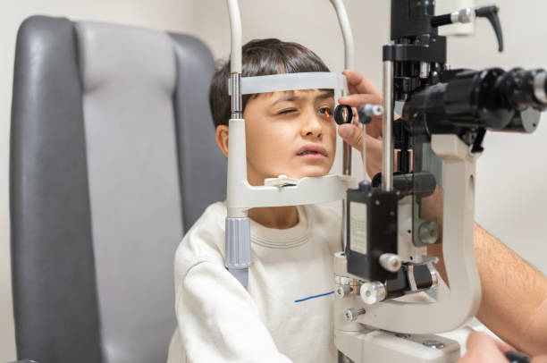 istock Child Being Examined At The Ophthalmologist 1445089477