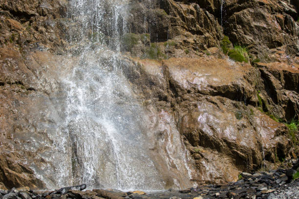 Wildensteiner Wasserfall in Austria during a beautiful springtime day in the Eastern Alps close to the border of Slovenia.