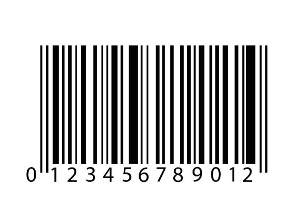Barcode vector icon. In flat style vector art illustration