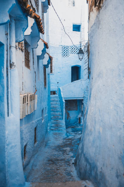 istock Chefchaouen traditional blue wall houses 1445104385