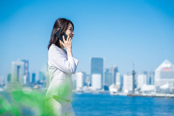 Mature woman talking on mobile