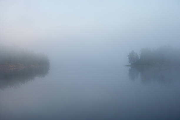 istock morning mist over forest lake 1445123912