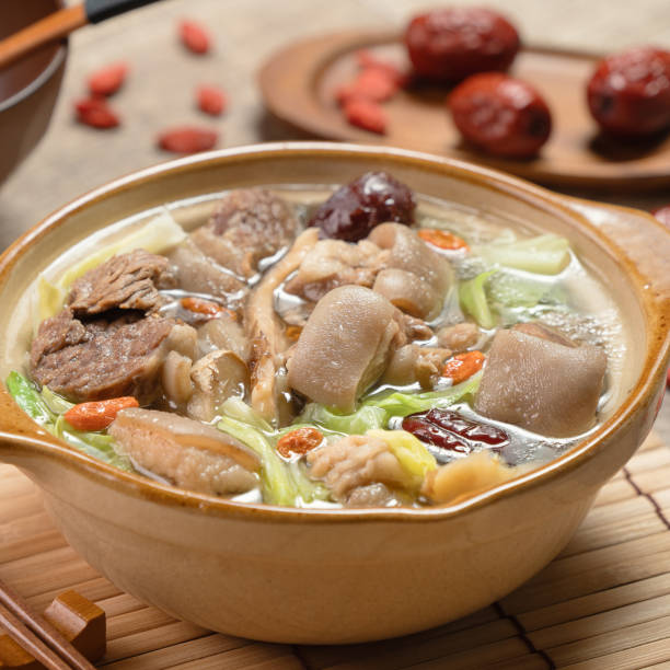 istock Delicious mutton hot pot in Taiwan. 1445124714