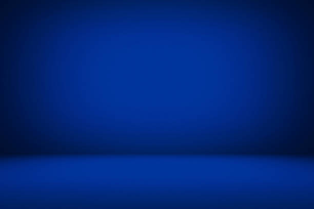 istock Abstract Luxury Phantom Blue Color Gradient Studio Backdrop with Grains, Suitable for Product Presentation, Mockup and Background. 1445134380