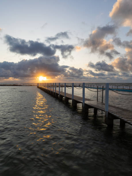 istock Narrabeen rock pool sunrise 1445142457