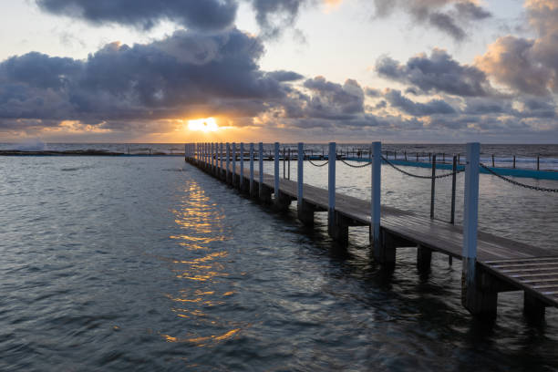 istock Narrabeen rock pool sunrise 1445142478