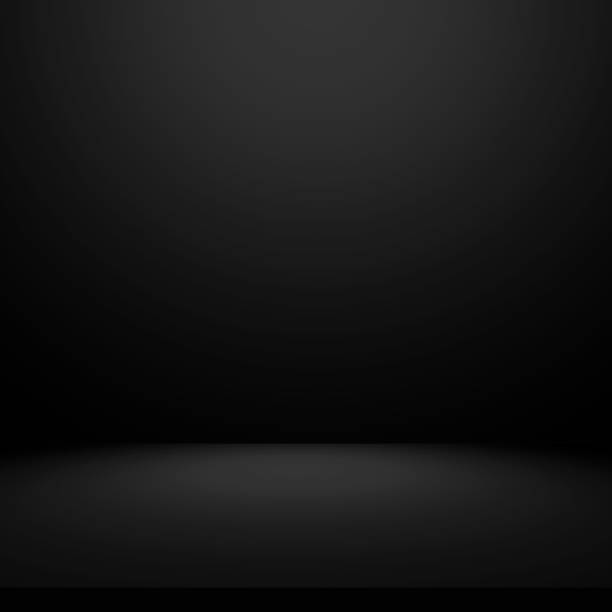 istock Abstract black room background, empty black room background 1445144686