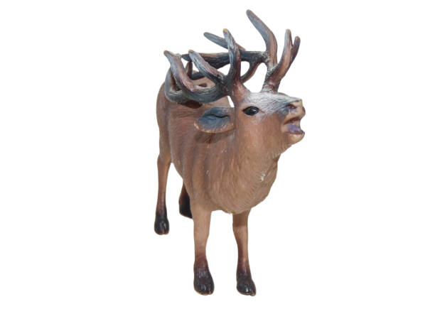 istock Deer toy isolated on white background 1445146132