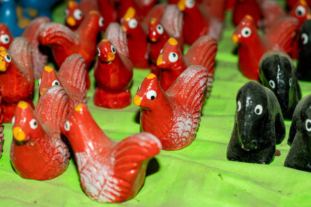 istock Dolls, like any other polymer clay figurines, are molded on a wireframe 1445151087