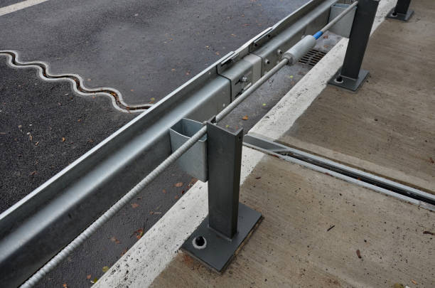 istock expansion joint or movement joint while safely absorbing thermal expansion and contraction of building materials and vibrations to allow movement due to ground settlement or seismic activity. 1445152933