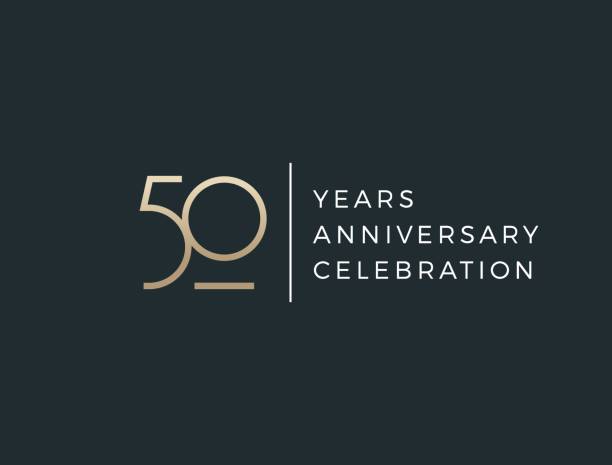 50周年記念イベント。50周年記念サイン。 - number anniversary gold celebration点のイラスト素材／クリップアート素材／マンガ素材／アイコン素材