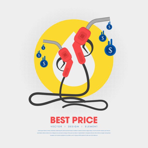 연료에 대 한 할인을 광고 하는 포스터 - ideas business retro revival currency stock illustrations