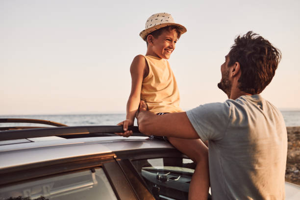 istock Father and son enjoying summer vacation 1445163267