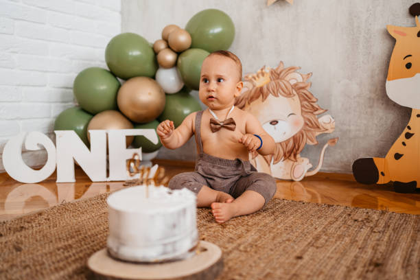 istock Baby Boy Celebrating His First Birthday 1445164217