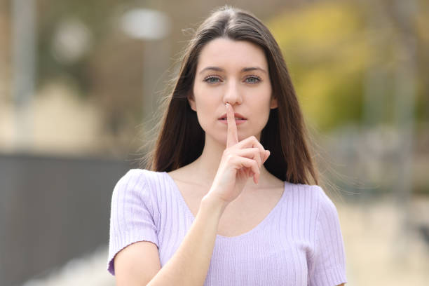 istock Teen asking for silence 1445165731