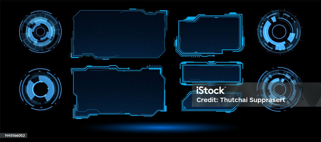 Abstract Hud Ui Abstract Hi Tech Abstract Digital Background With ...