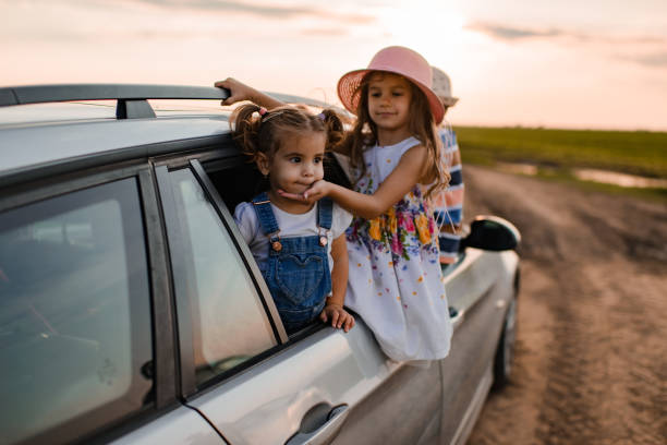 istock Beautiful children enjoying on a road trip 1445167655