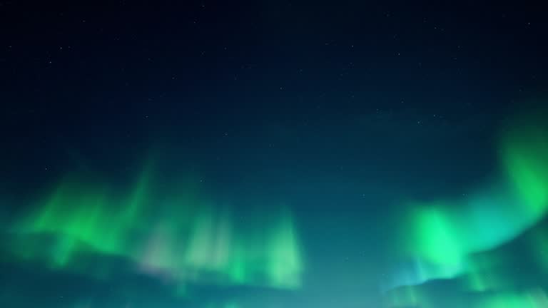 A dance of lights overhead. A natural spectacle.