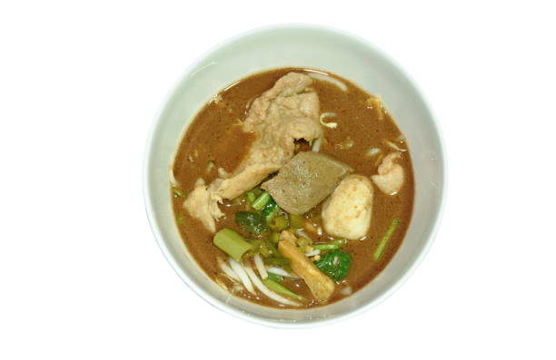 istock boiled braised pork and meatball in black herb soup 1445171043