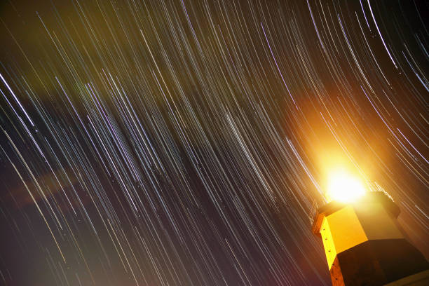 This is the northernmost star trail in Taiwan