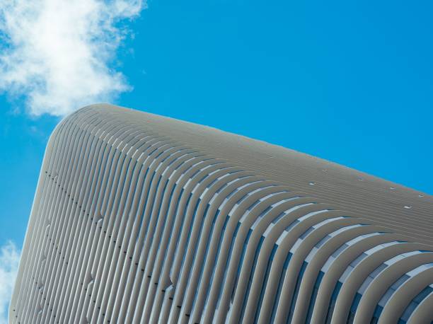 istock Low angle shot of a skyscraper 1445177282
