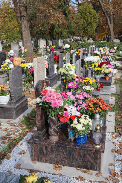 istock Tombstones in the public cemetery 1445177499