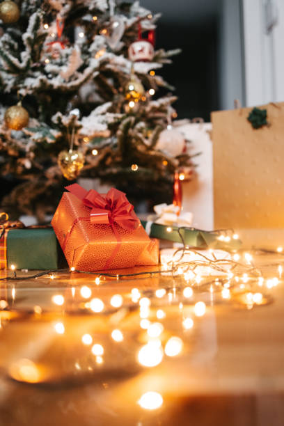 istock Christmas presents under the Christmas tree 1445179591