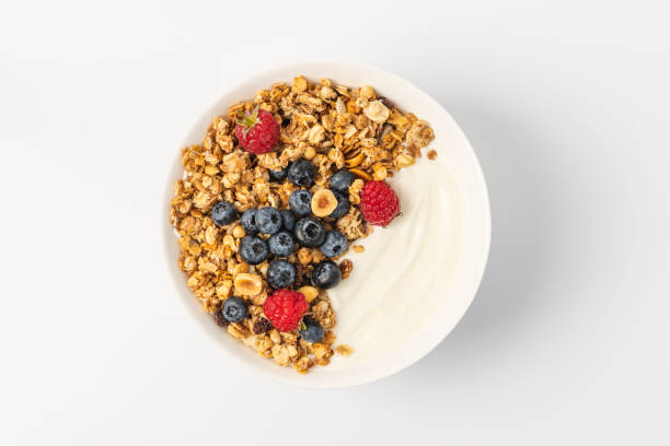 istock Morning healthy fast homemade breakfast concept 1445182039