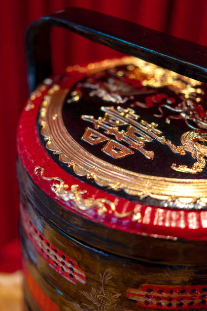 Guo Da Li, traditional Chinese wedding basket to carry the gifts over bride's family.