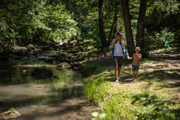 istock Family bonding in nature 1445191900