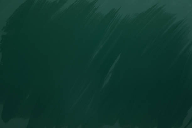 istock Wet green chalkboard as background. School equipment 1445192948